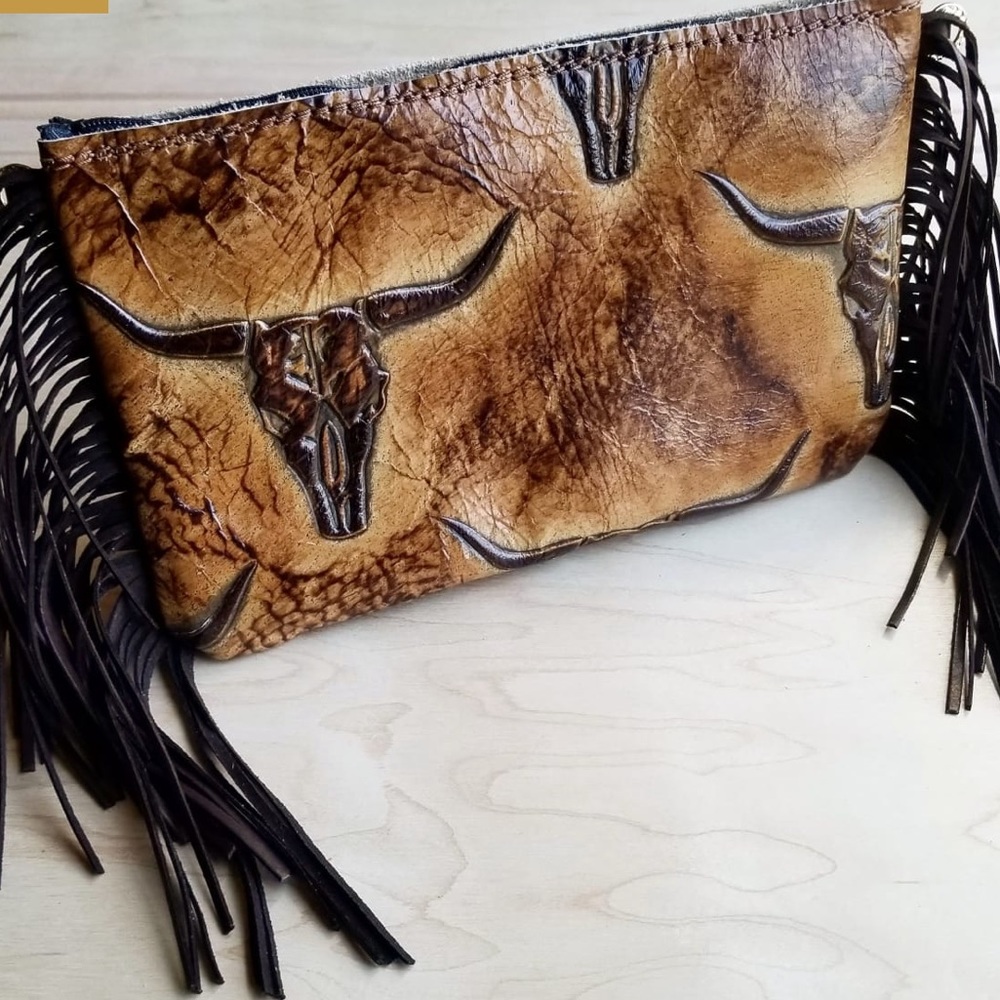 Leather Crossbody bag/clutch